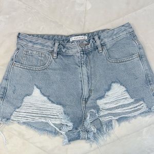 Pac-sun distressed jean shorts